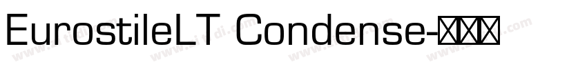 EurostileLT Condense字体转换